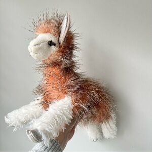 Douglas Lizzie Llama Fur Fuzzle Plush